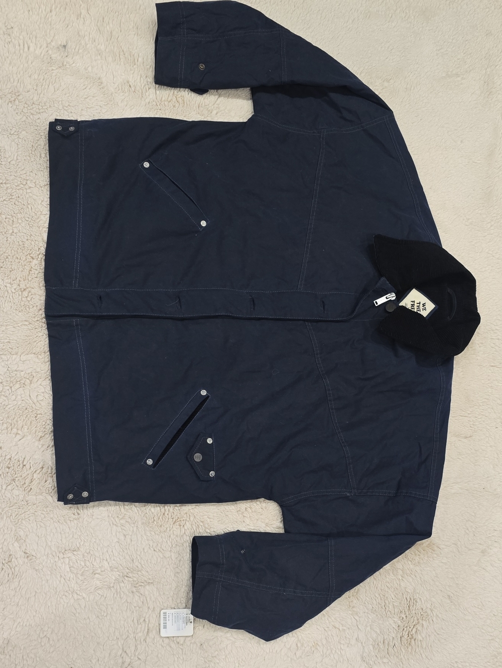 We The Free Navy Jacket with Black Collar